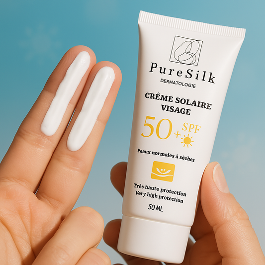 PureSilk – Crème Solaire Peau Sèche SPF 50+ (50 ml)